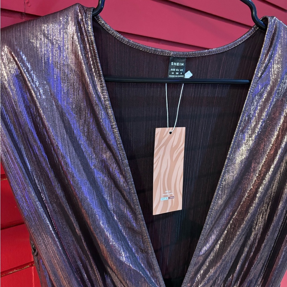 Metallic Multi Color Jumpsuit - Picture 3 of 4